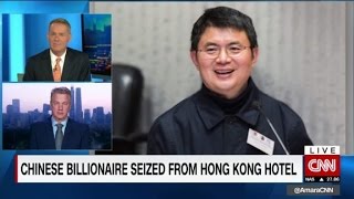 Chinese billionaire seized from Hong Kong hotel