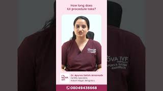 How long does IUI procedure take? | Dr. Apurva | IVF specialist | Nova IVF Kalyan Nagar, Bangalore|