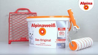 Alpinaweiß: Bis zu 100% spritzfrei streichen