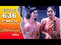 Ilakkiya Serial | Episode 636 | 1st Nov 2024 | Shambhavy | Nandan | Sushma Nair