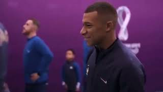 Kylian Mbappe was seen on broadcast images laughing at Harry Kane's penalty