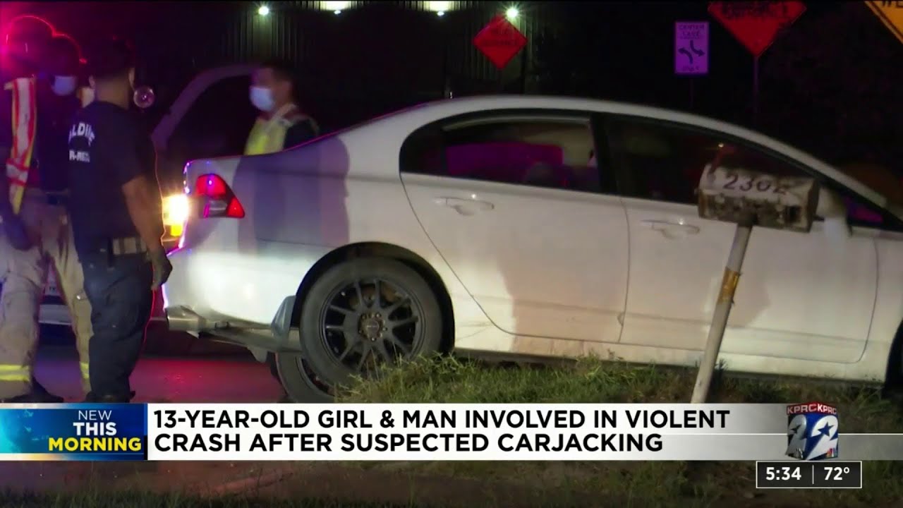 13-year-old Girl And Man Involved In Violent Crash After Suspected ...