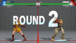 SFV~ Ryu (MCZ Daigo Umehara) vs. Cammy (toshi-serie) HD 3