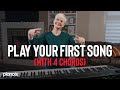 Play Your First Song On Piano (With Only 4 Chords)