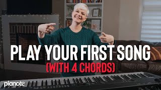 Play Your First Song On Piano (With Only 4 Chords)