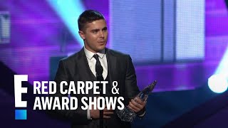 The People's Choice for Favorite Movie Star Under 25 is Zac Efron | E! People's Choice Awards