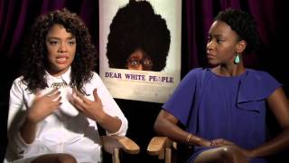 Dear White People Interview with TessaThompson \u0026 Teyonah Parris