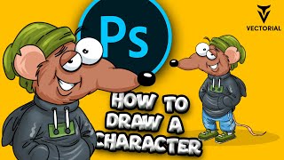 How to Draw a Mouse Character in Adobe Photoshop