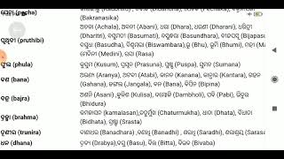 ଓଡ଼ିଆ ଗ୍ରାମର - ଓଡ଼ିଆ ପ୍ରତିଶବ୍ଦ ( ODIA PRATISABADA) - ସମସ୍ତ ପରୀକ୍ଷା ପାଇଁ ଉପଯୋଗୀ 😊