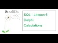 SQL Lesson 6 - Calculations