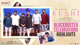 Kushi Blockbuster Celebration Highlights | Vijay Deverakonda | Samantha | Shiva Nirvana | Hesham