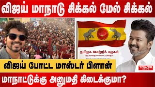 விஜய் மாநாடு சிக்கல் மேல் சிக்கல் | TVK Maanadu | TVK Flag Issue | VIjay Speech | VIjay Press Meet