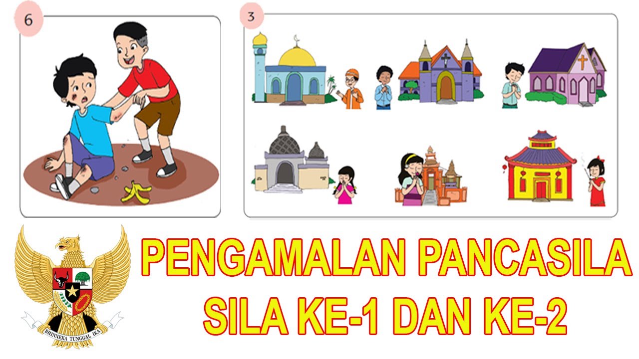 Pengamalan Pancasila Sila Ke 1 Dan 2 Youtube