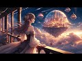 night view of an aerial city a journey to the stars with fantastic lo fi music🐑✨528hz lofi shorts