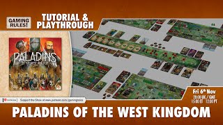 Paladins of the West Kingdom - Tutorial \u0026 Playthrough