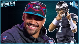 Jalen Hurts Contract Talks Stalling, Eagles Closing In On Defensive Coordinator Hire | Sports Take