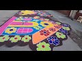 காஞ்சியில் பொங்கல் பிரமாண்ட கண்கவர் கோலங்கள்kanchi pongal sirappu kolam