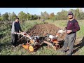 plowing with the ruris 731k acc power tiller cultivators plow adjustments mounting and trial