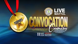 ABU DHABI MATTUL KMCC. LIVE MATTUL CONVOCATION  CEREMONY 2024