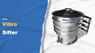 Senieer Granules & Powder Round Rotary Vibration Screen Sieve for Sieving - Senieer