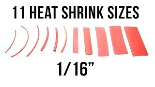 Heat Shrink Size - 1/16\