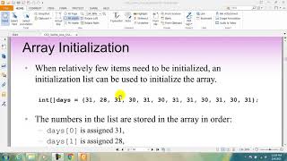 22nd class java operations on array in pashto