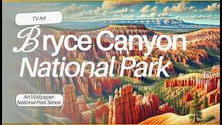 Seurat's Bryce Canyon: 4K Pointillist Hoodoos | Desert Wind ASMR