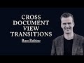 Cross-Document View Transitions (MPA)