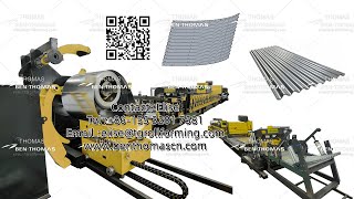 rollforming line for grain bin silos | silo corrugated sheet roll form production line