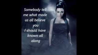 Evanescence - It Was All A Lie (lyrics)