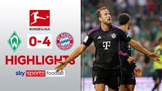 Werder Bremen vs FC Bayern München 0 4 Highlights All Goals| Bundesliga 2023/24