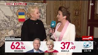 Viorica Dăncilă, interviu exclusiv pentru Antena 3, după rezultatele la alegerile prezidențiale