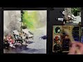 270 travel by art ep. 122 tuscany italy watercolor landscape demo