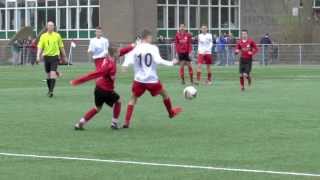 BVV Barendrecht B2 - Slikkerveer B1  15-03-2014  ...4x paal / lat