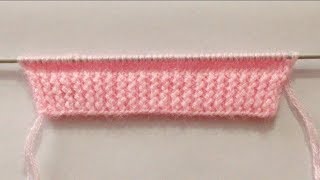 New Stitch Pattern For Border ( 1x1 Ribbing )