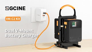 🚀New product alert! ⚡🔋 ZGCINE VM-C2 PD Super Fast Dual V-Mount charger