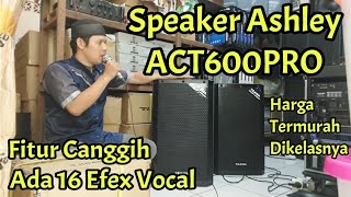 Review Speaker Aktif Termurah Fitur Terlengkap Ashley ACT600PRO