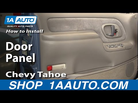 1993 Chevy Dash Removal How To Interior Door Panels For