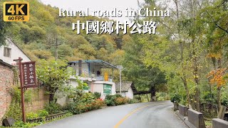 Driving on one of the most beautiful rural roads in Shaanxi, China - Gaojiang Road - 4K