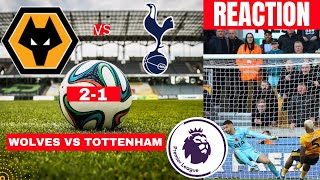 Wolves vs Tottenham 2-1 Live Stream Premier League Football EPL Match Score reaction Highlights Vivo