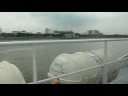 austal 40m catamaran in chinese river sailing