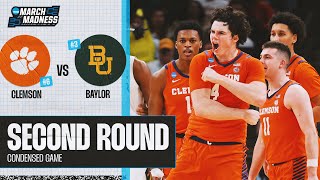 Clemson vs. Baylor - Second Round NCAA tournament extended highlights