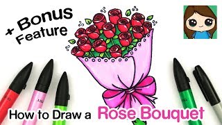 How to Draw a Bouquet of Roses + Bonus Feature