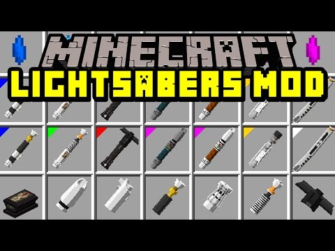 Minecraft STAR WARS LIGHTSABERS MOD! | DARTH VADERS LIGHTSABER, KYLO REN, MORE! | Modded Mini-Game Minecraft STAR WARS LIGHTSABERS MOD! | DARTH VADERS LIGHTSABER, KYLO REN, MORE! | Modded Mini-Game