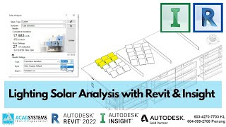 Lighting Solar Analysis with Revit & Insight