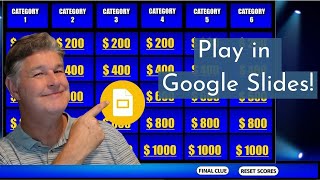 Create a Jeopardy Game with Google Slides!