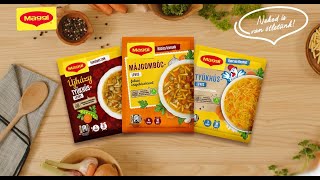 MAGGI Főzős levesek, házias ízek új csomagolásban, pont ahogy szeretjük