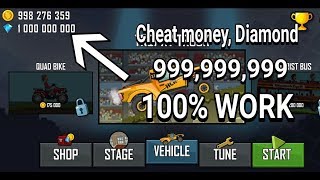 Cara Cheat/Mod HILL CLIMB RACING uang 999,999,999 - 100% Work