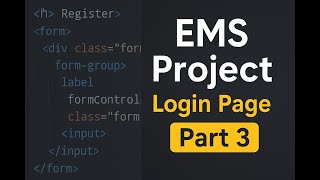 Login page | EMS project part 3 #codenest #nodejs #angular19 #angular #meanstack