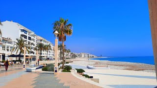 Altea town Beach walk, March 2021 #spain #altea #benidorm #costablanca #virtual #tour